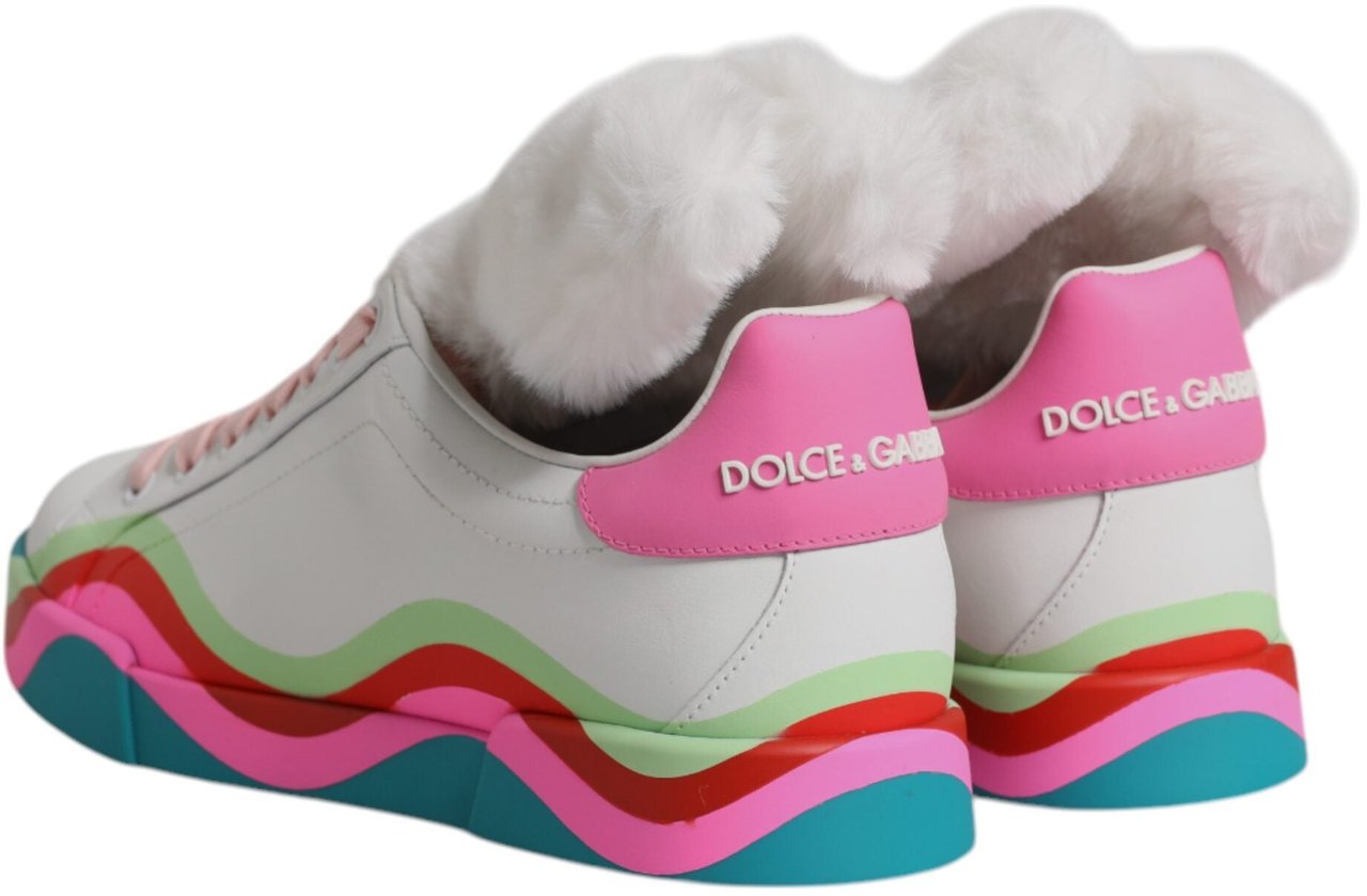 Dolce & Gabbana Multicolor Low Top Trainers Sneakers Shoes Divers