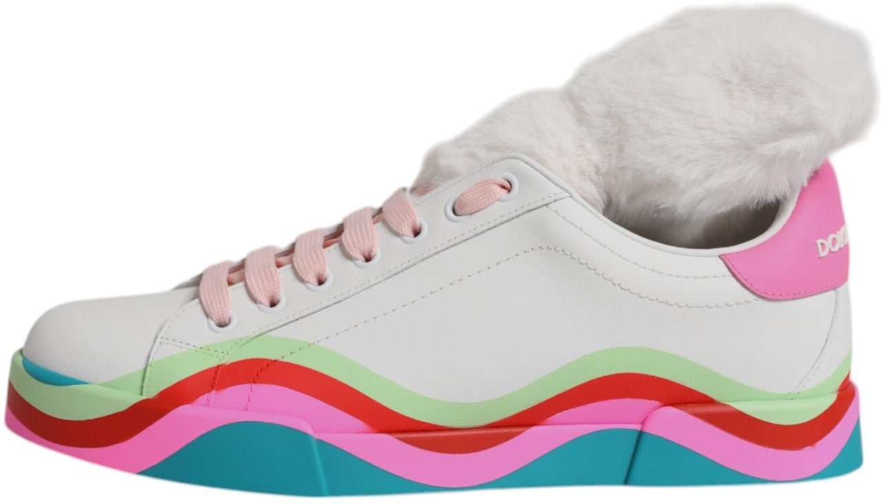 Dolce & Gabbana Multicolor Low Top Trainers Sneakers Shoes Divers
