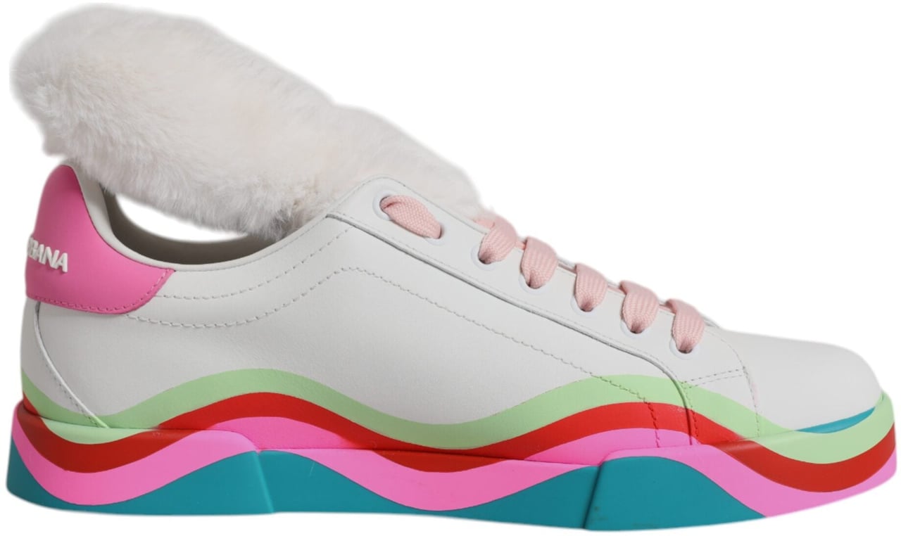 Dolce & Gabbana Multicolor Low Top Trainers Sneakers Shoes Divers