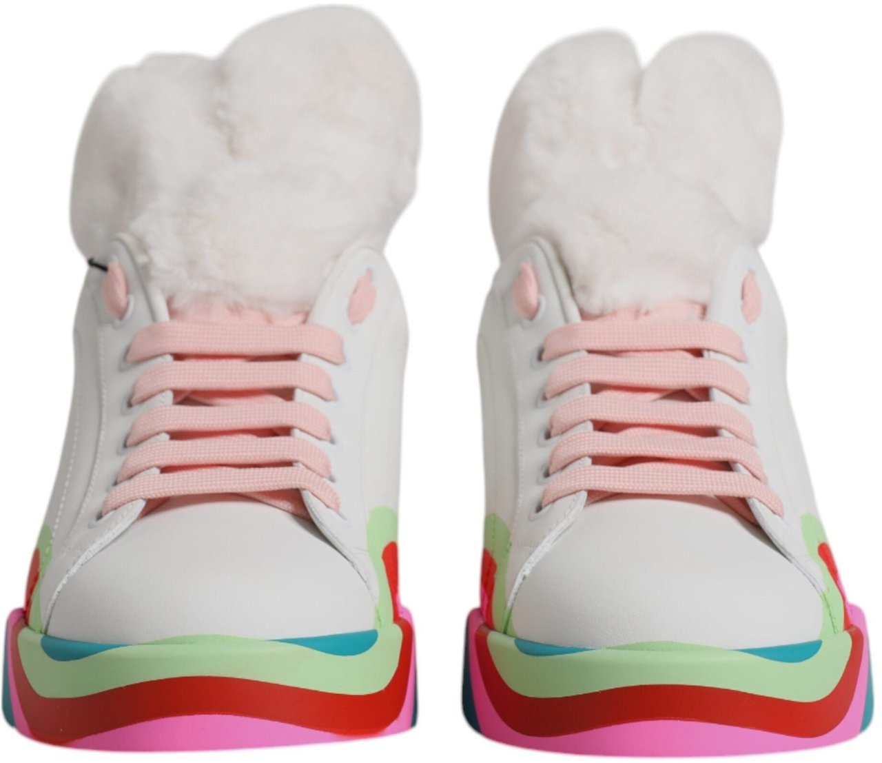 Dolce & Gabbana Multicolor Low Top Trainers Sneakers Shoes Divers