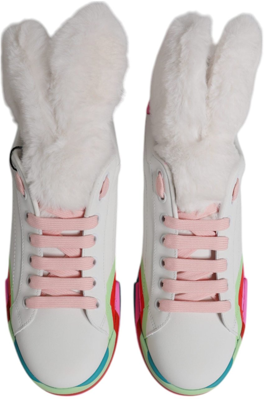 Dolce & Gabbana Multicolor Low Top Trainers Sneakers Shoes Divers