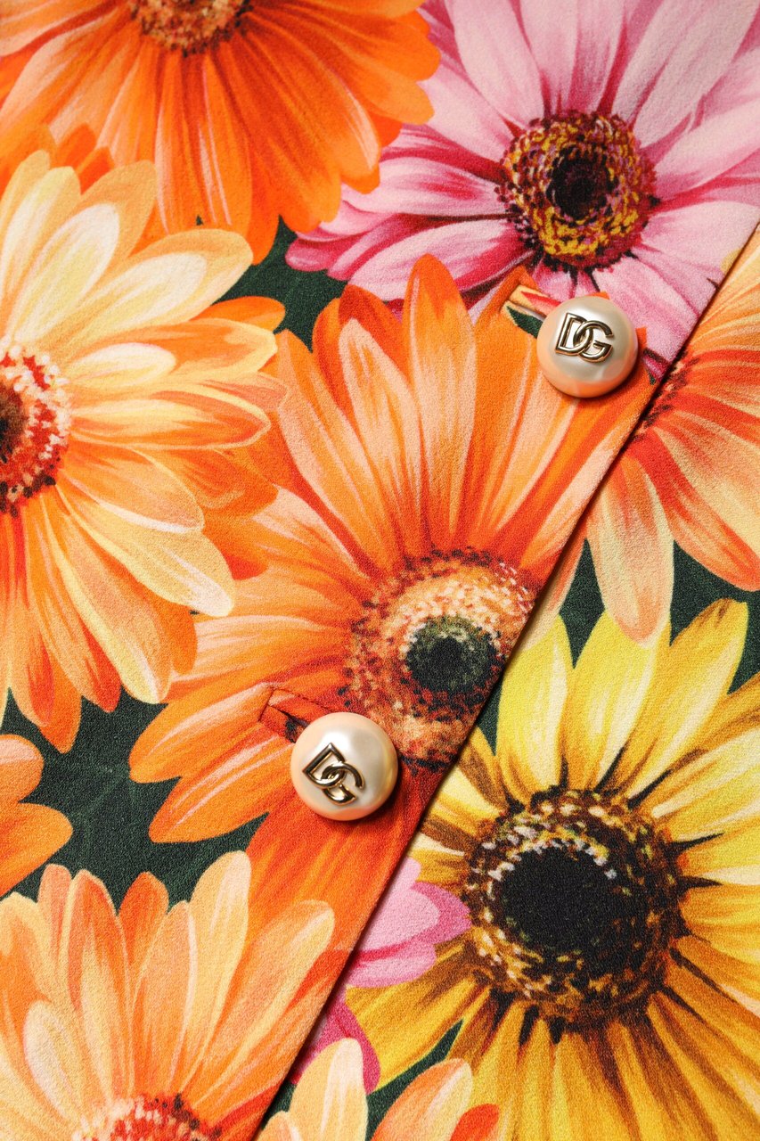 Dolce & Gabbana Multicolor Floral High Waist Mini Skirt Divers
