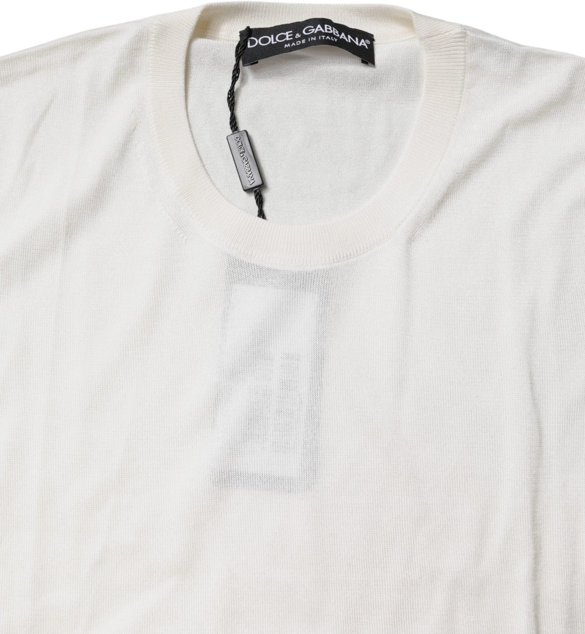 Dolce & Gabbana Cream Sleeveless Silk Round Neck Tank Top Beige