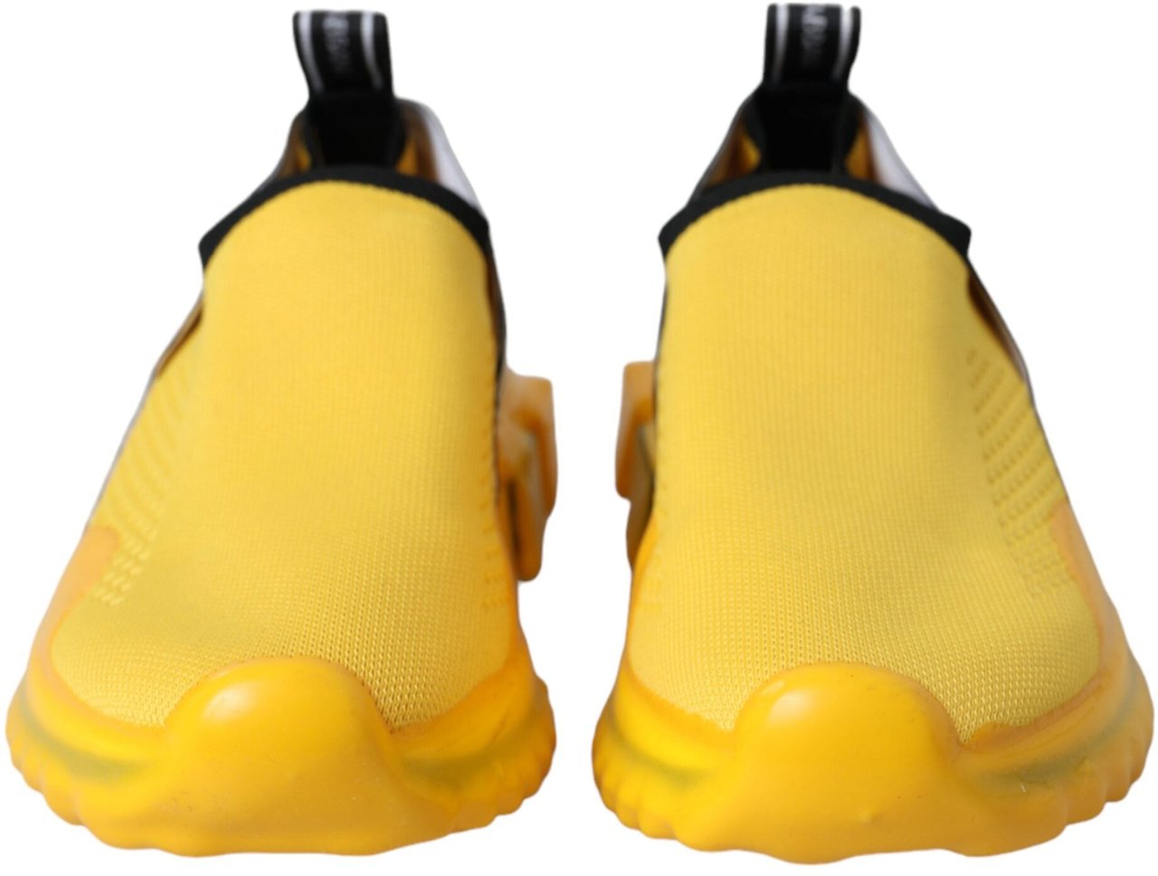 Dolce & Gabbana Yellow Sorrento Slip On Sneakers Women Shoes Geel