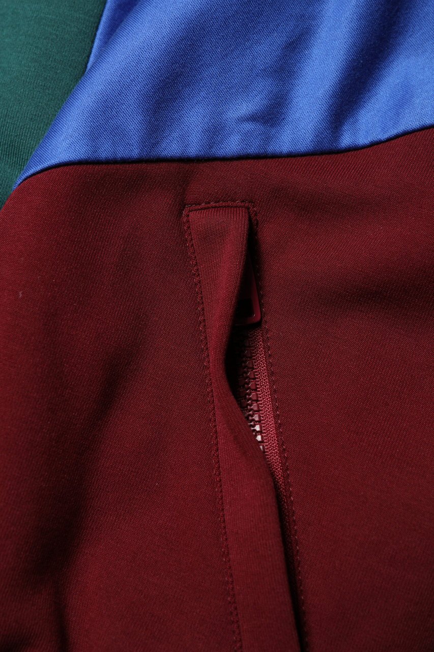 Dolce & Gabbana Multicolor Cotton Logo Full Zip Jacket Divers