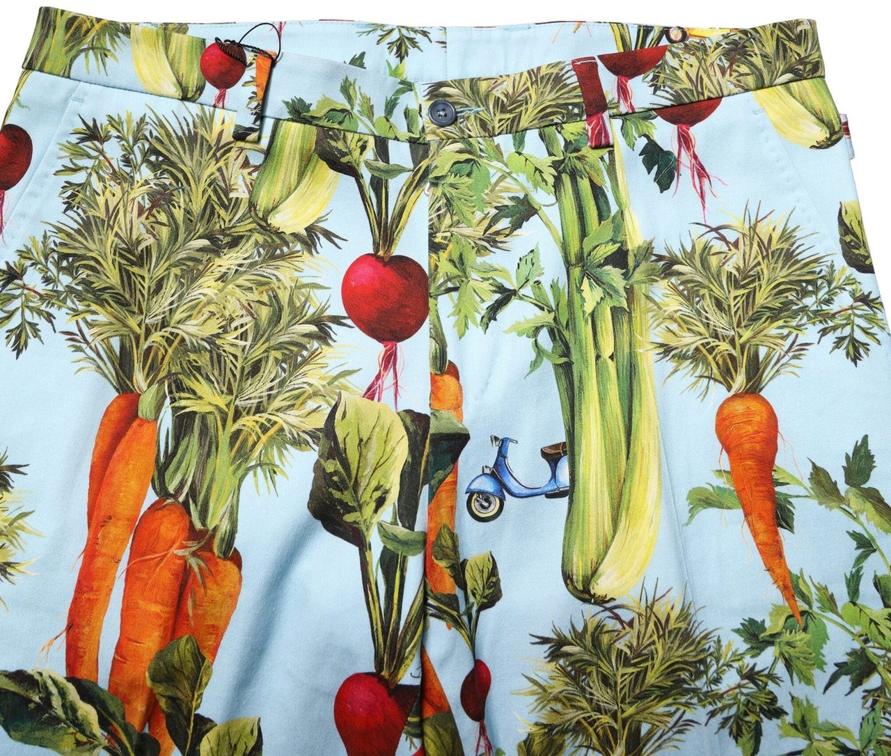 Dolce & Gabbana Multicolor Cotton Tapered Men Pants Divers