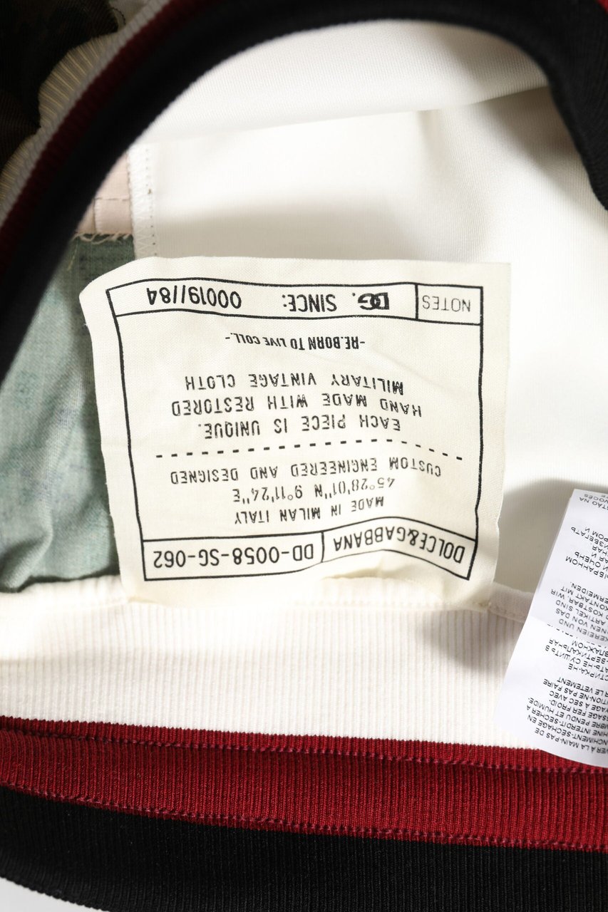 Dolce & Gabbana White Patchwork Jogger Pants Wit