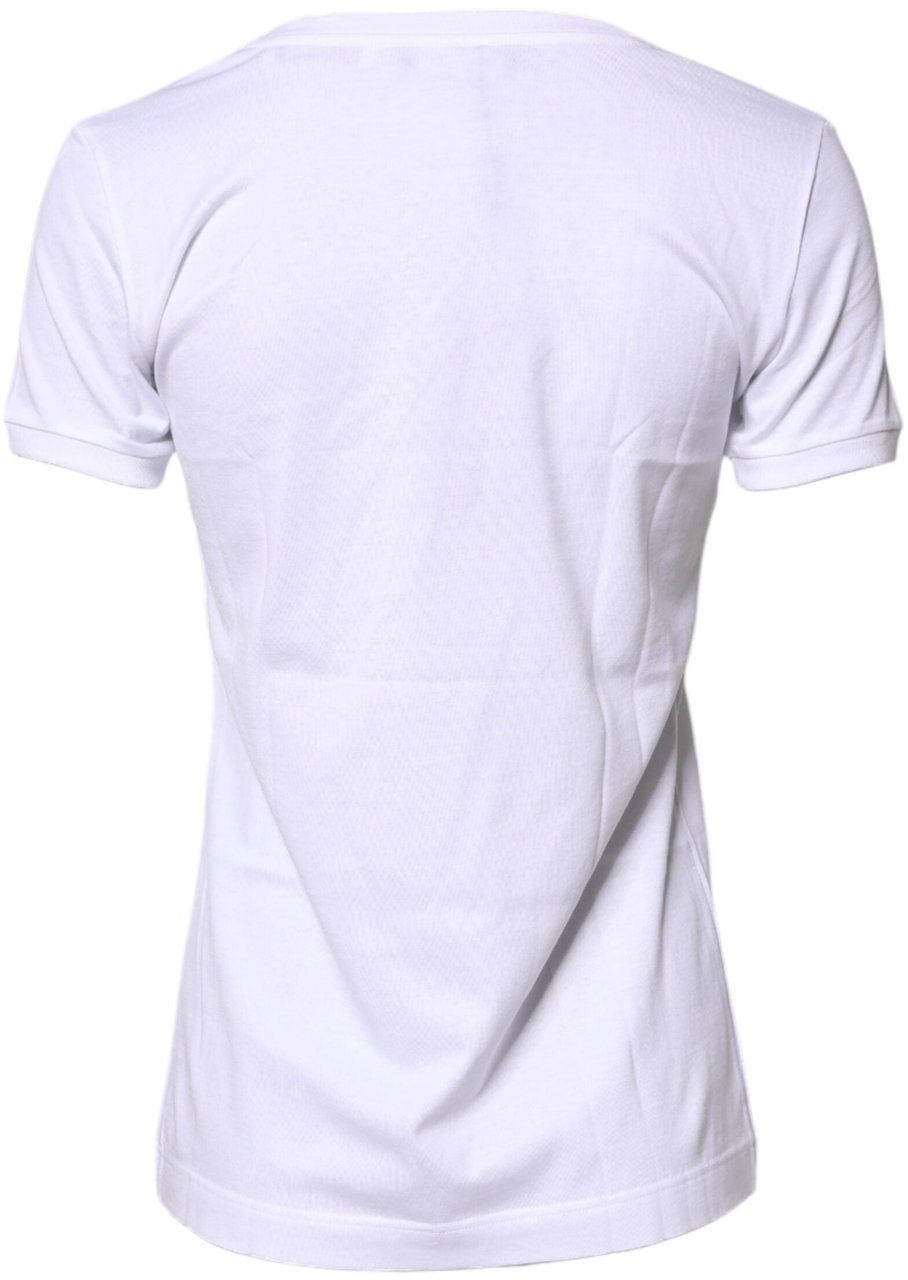 Dolce & Gabbana White #DGFamily Cotton Crew Neck T-shirt Wit