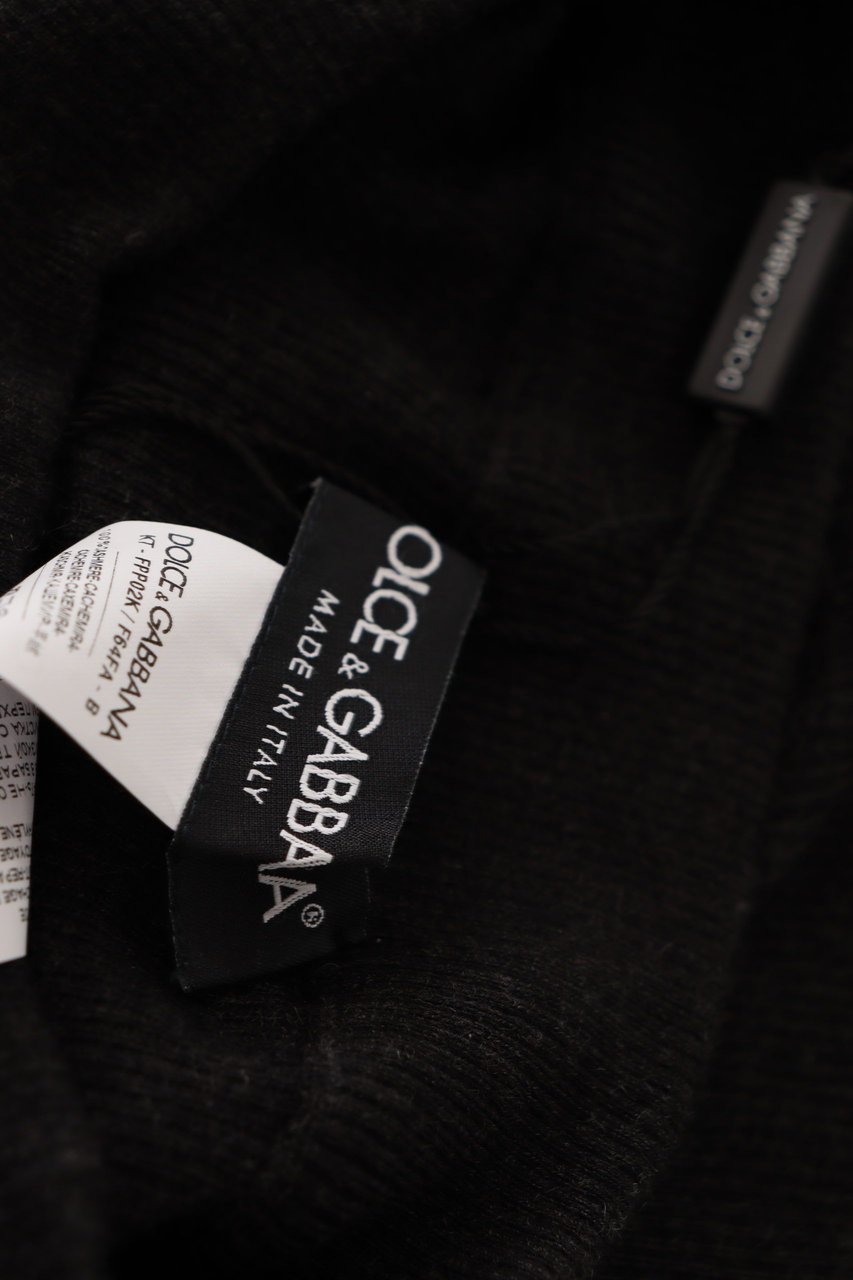 Dolce & Gabbana Gray Cashmere Tights Stocking Pantyhose Socks Grijs