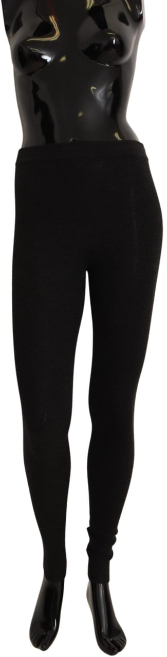 Dolce & Gabbana Gray Cashmere Tights Stocking Pantyhose Socks Grijs