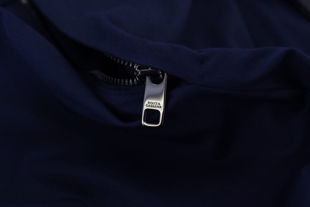 Dolce & Gabbana Blue Chinos Cotton Stretch Casual Shorts Blauw