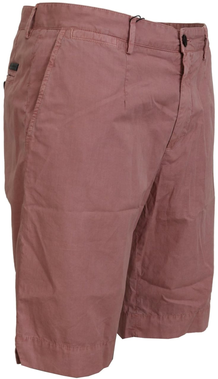 Dolce & Gabbana Pink Chinos Cotton Casual Mens Shorts Roze