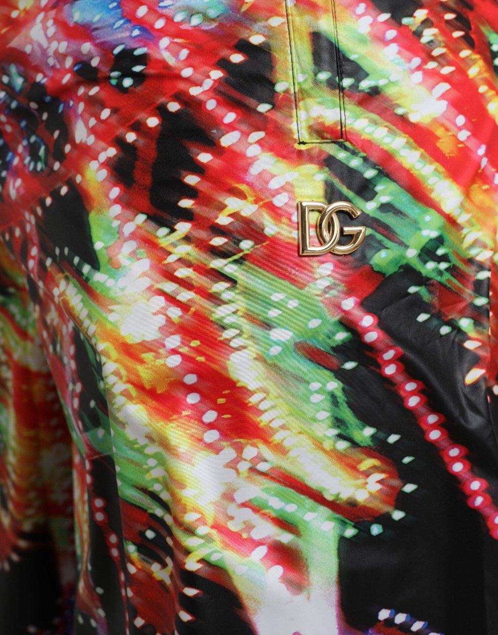 Dolce & Gabbana Multicolor Luminarie Print Men Bermuda Shorts Divers