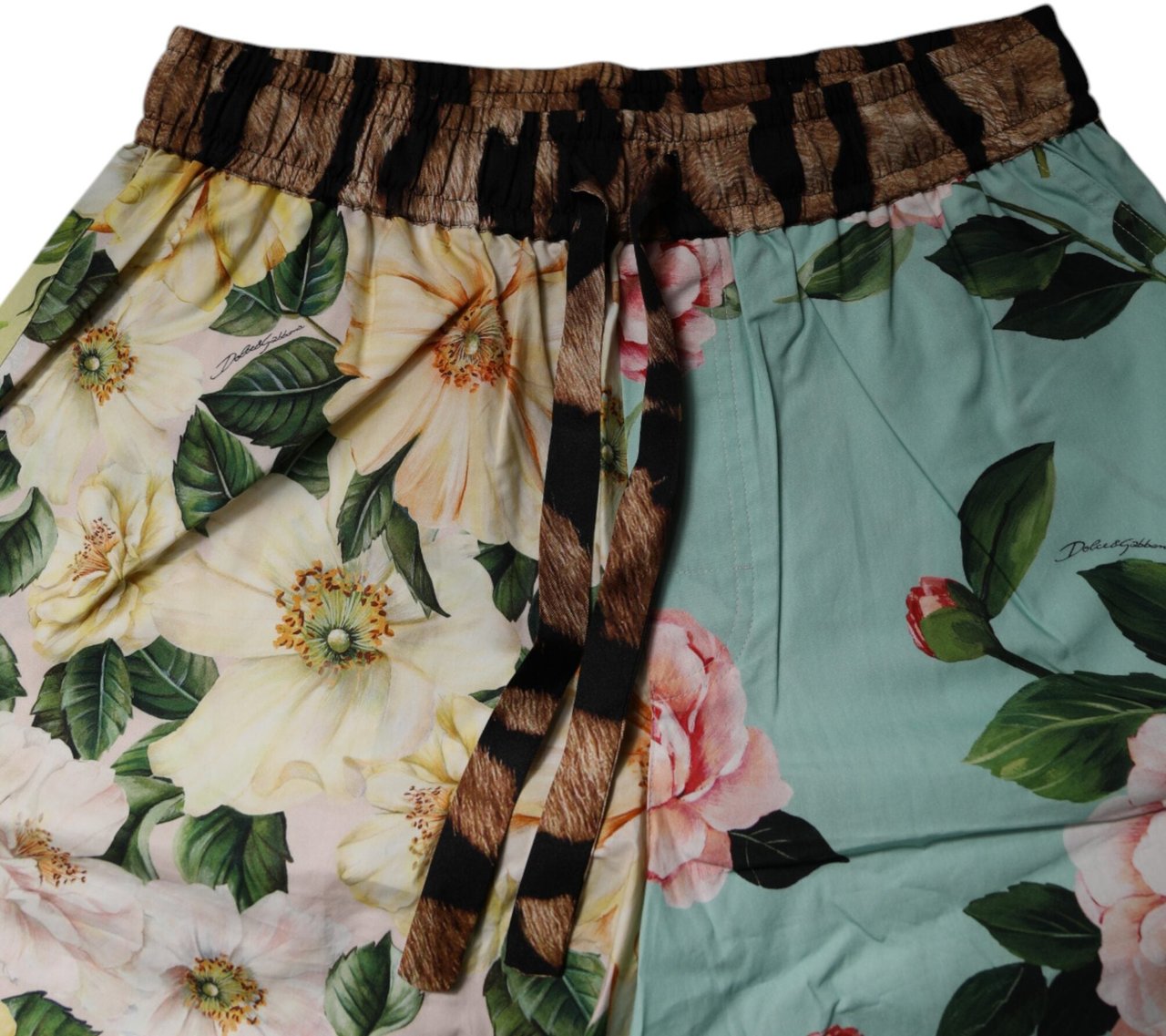 Dolce & Gabbana Multicolor Floral Print Men Bermuda Shorts Divers