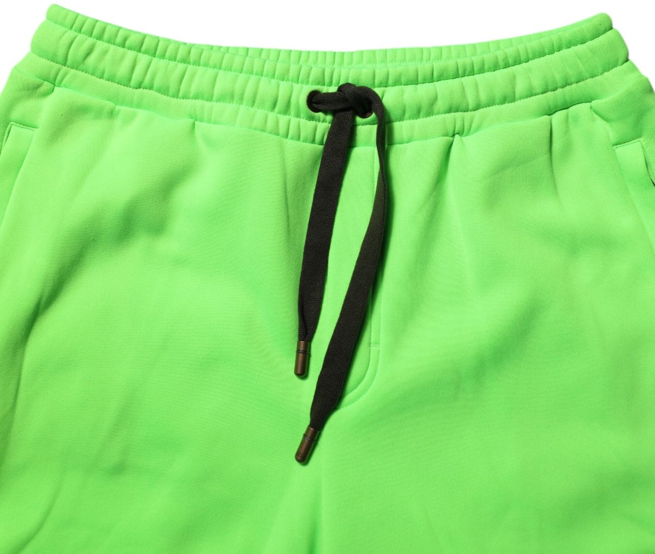 Dolce & Gabbana Green Patchwork Cargo Bermuda Men Shorts Groen