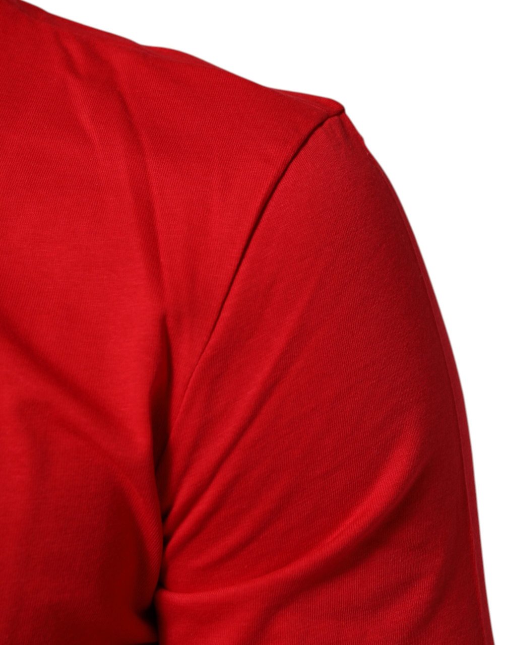 Dolce & Gabbana Red Goodluck 2023 Cotton Crew Neck T-shirt Zwart