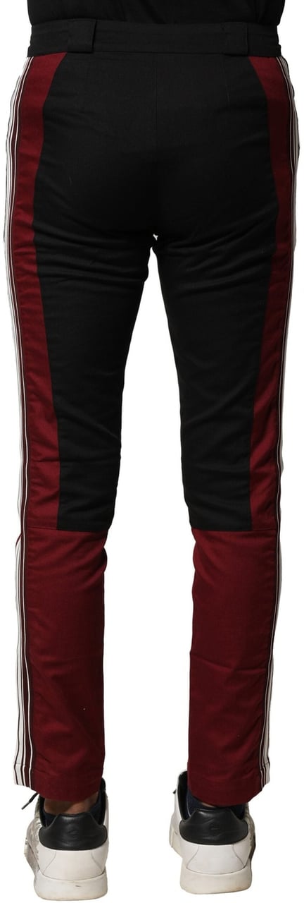 Dolce & Gabbana Multicolor Cotton Jogger Men Pants Divers