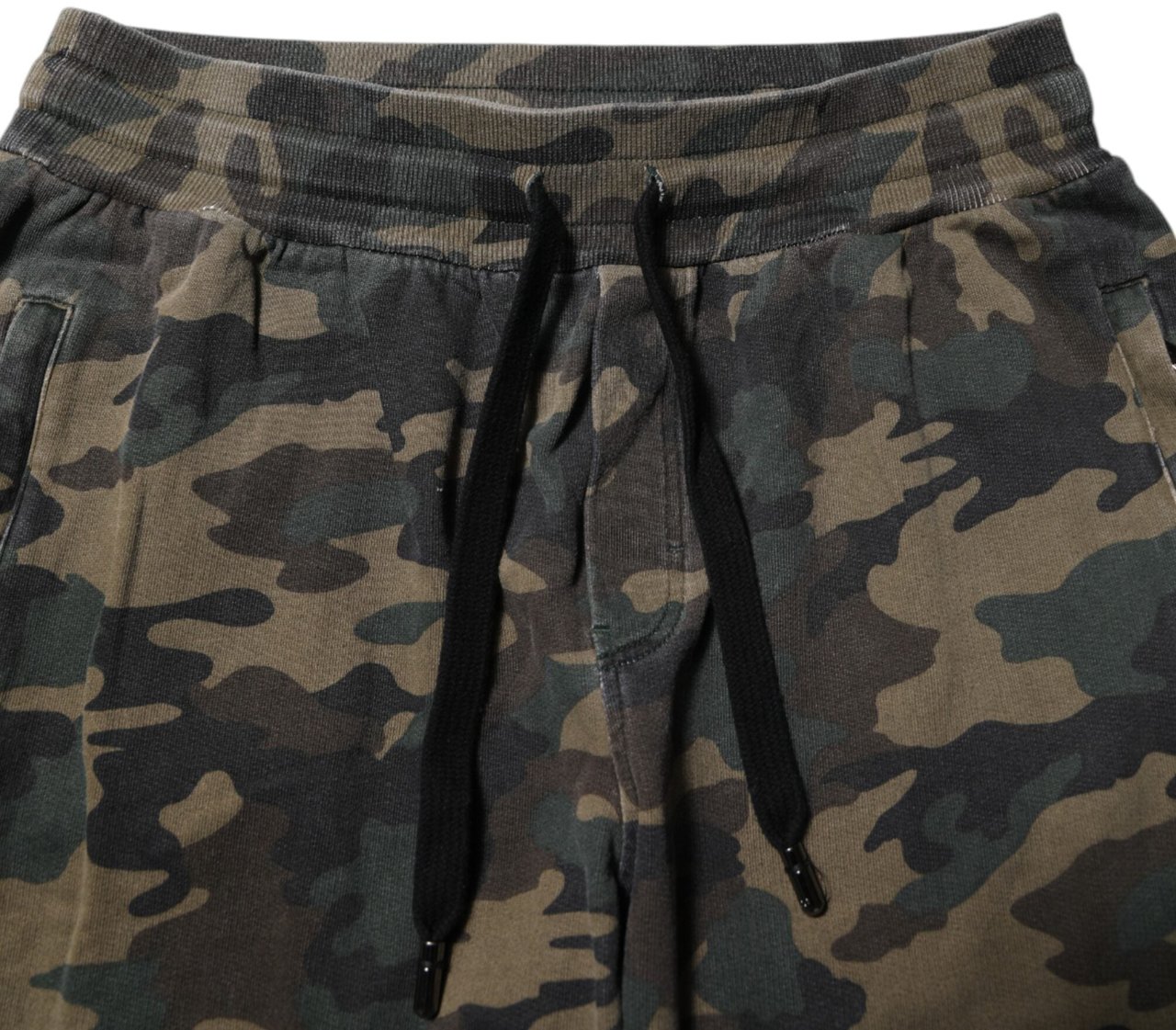 Dolce & Gabbana Multicolor Camouflage Cotton Men Jogger Pants Divers