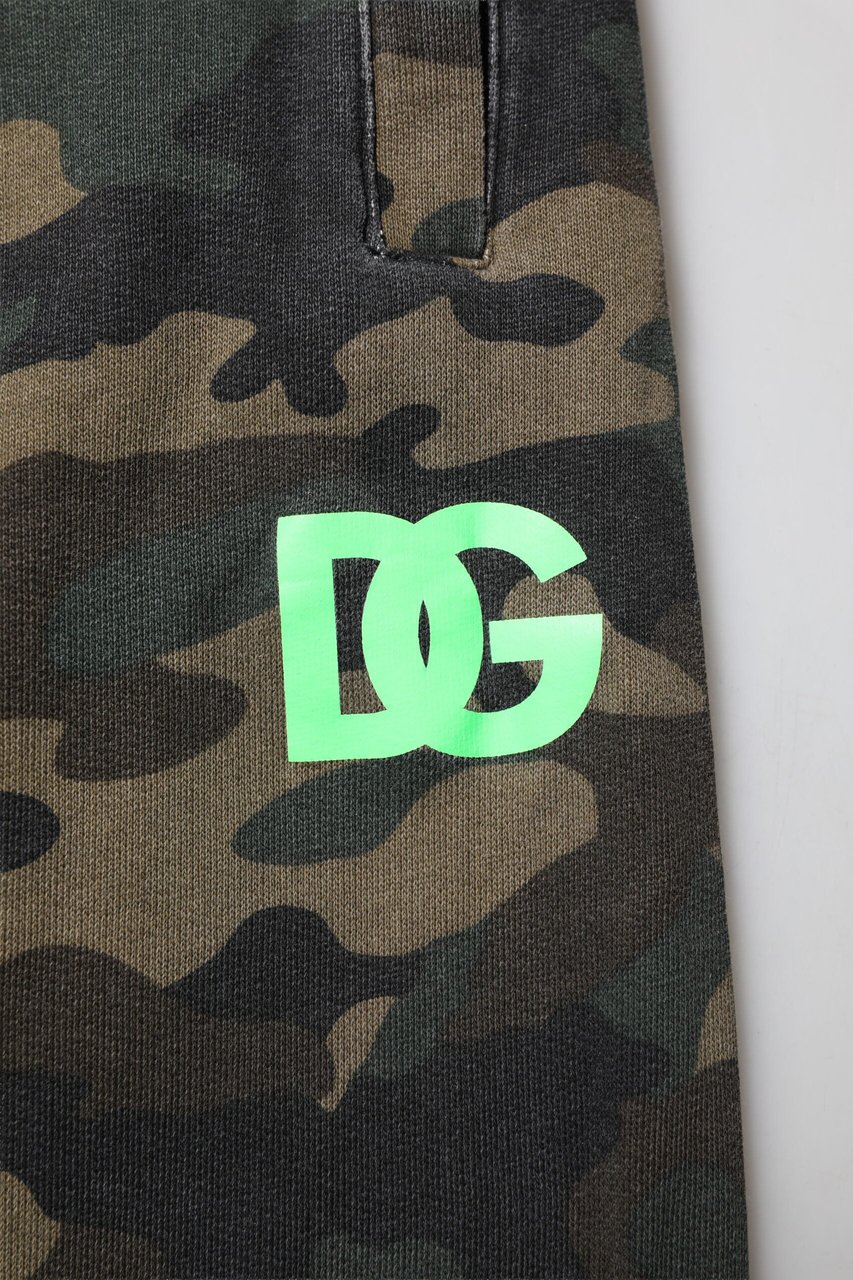 Dolce & Gabbana Multicolor Camouflage Cotton Men Jogger Pants Divers