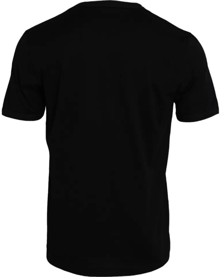 Dolce & Gabbana Black Cotton Round Neck Short Sleeves Men T-shirt Wit