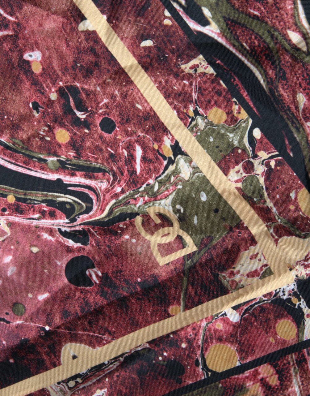 Dolce & Gabbana Multicolor Button Down Silk Shirt Divers