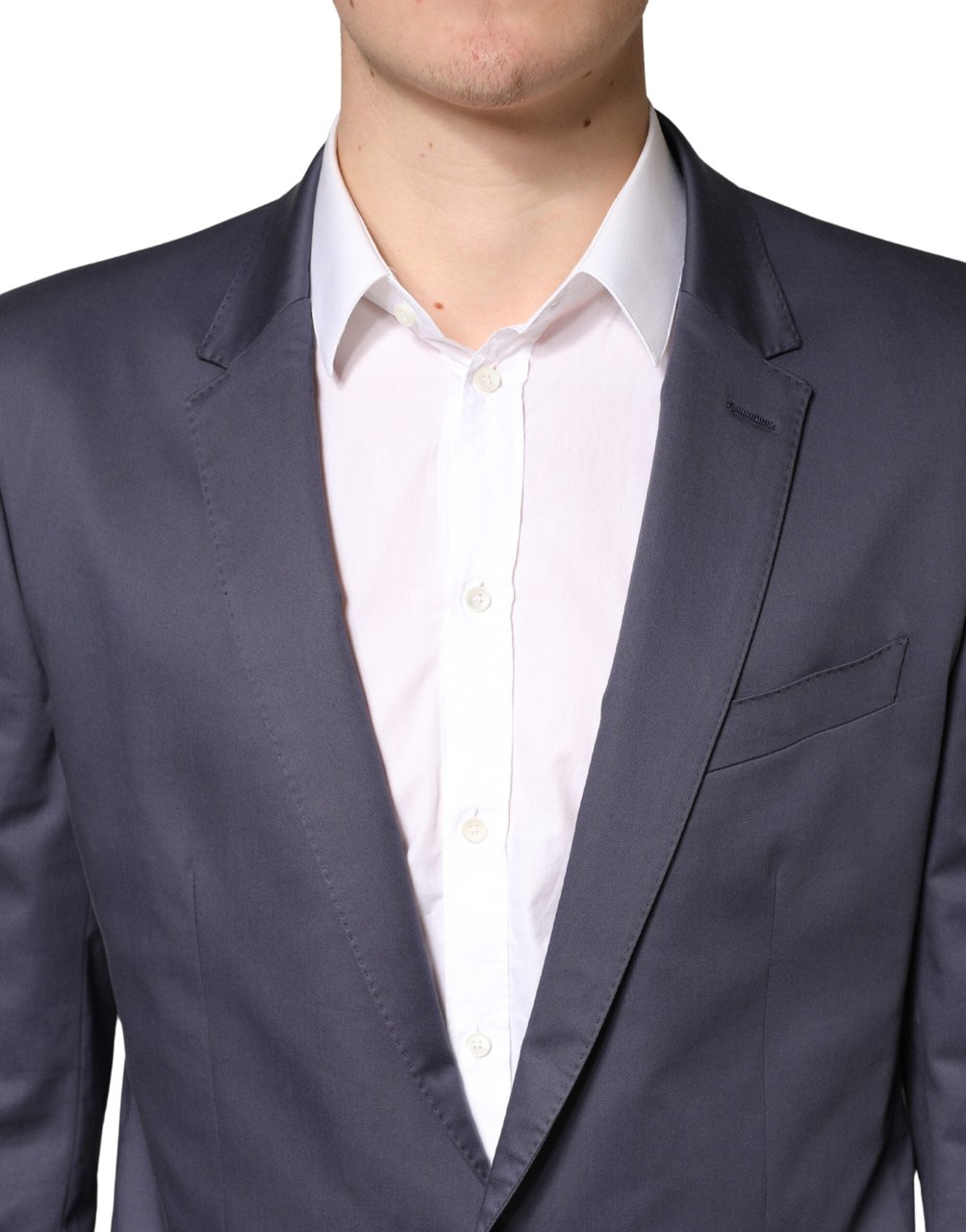 Dolce & Gabbana Blue Single Breasted MARTINI 2 Piece Suit Blauw