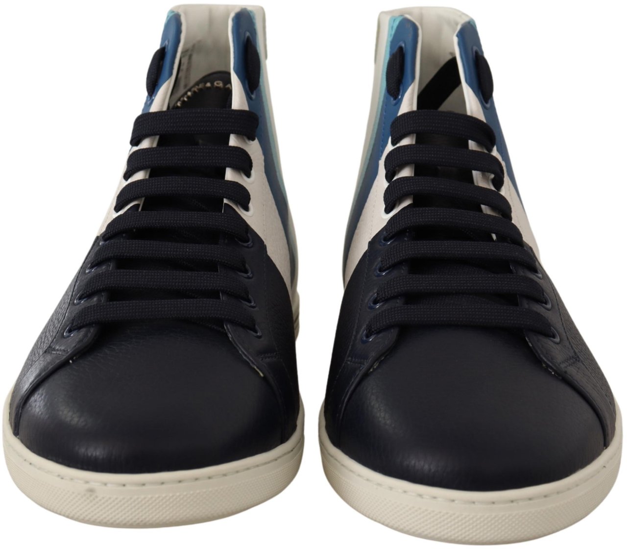 Dolce & Gabbana Multicolor Leather Mid Top Sneakers Shoes Divers
