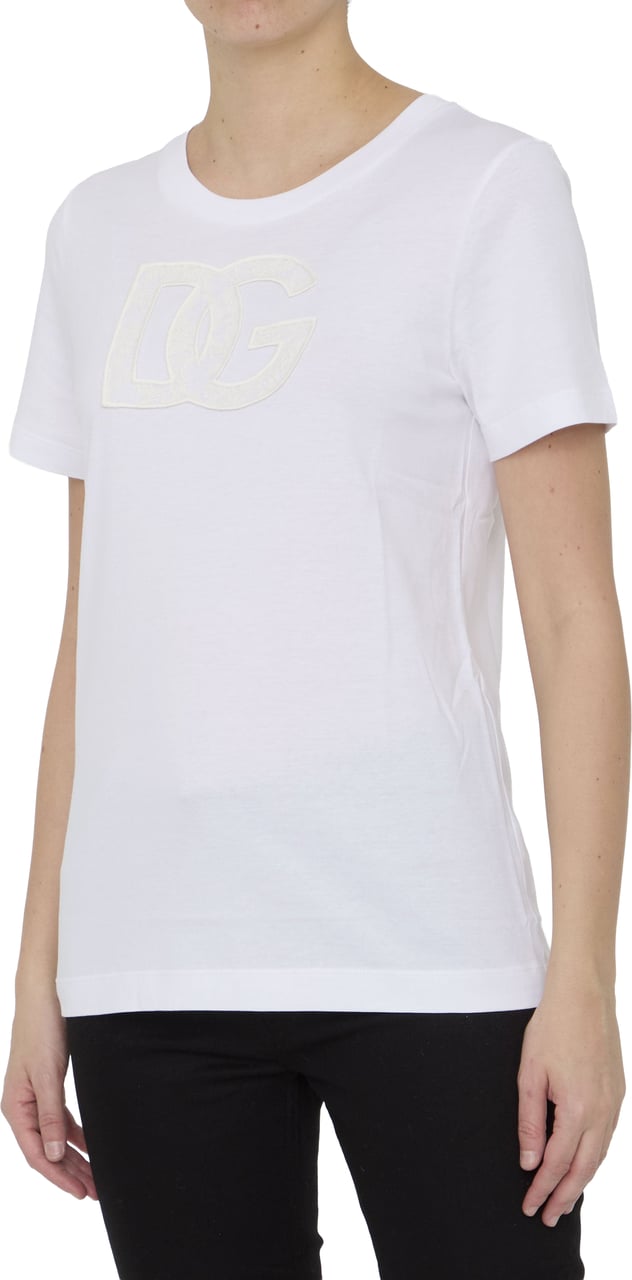 Dolce & Gabbana T-shirt with DG logo Wit