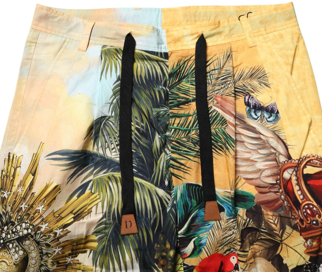 Dolce & Gabbana Multicolor Tropical King Lounge Trouser Pants Divers