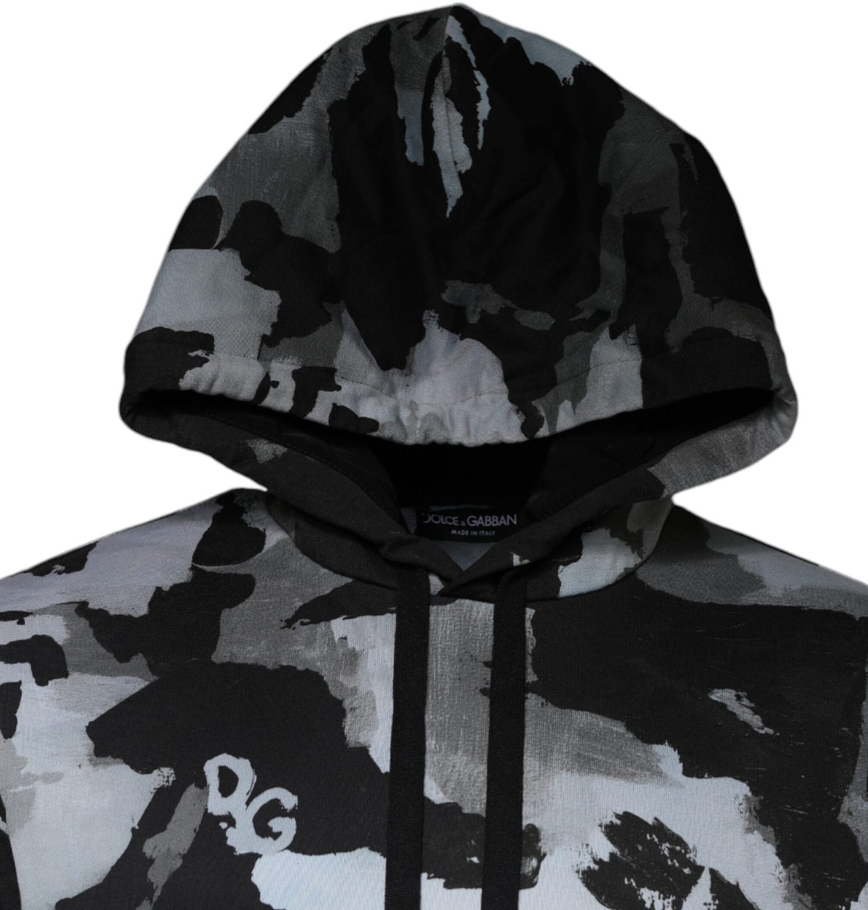 Dolce & Gabbana Multicolor Camouflage Men Hooded Sweater (Copy) Divers