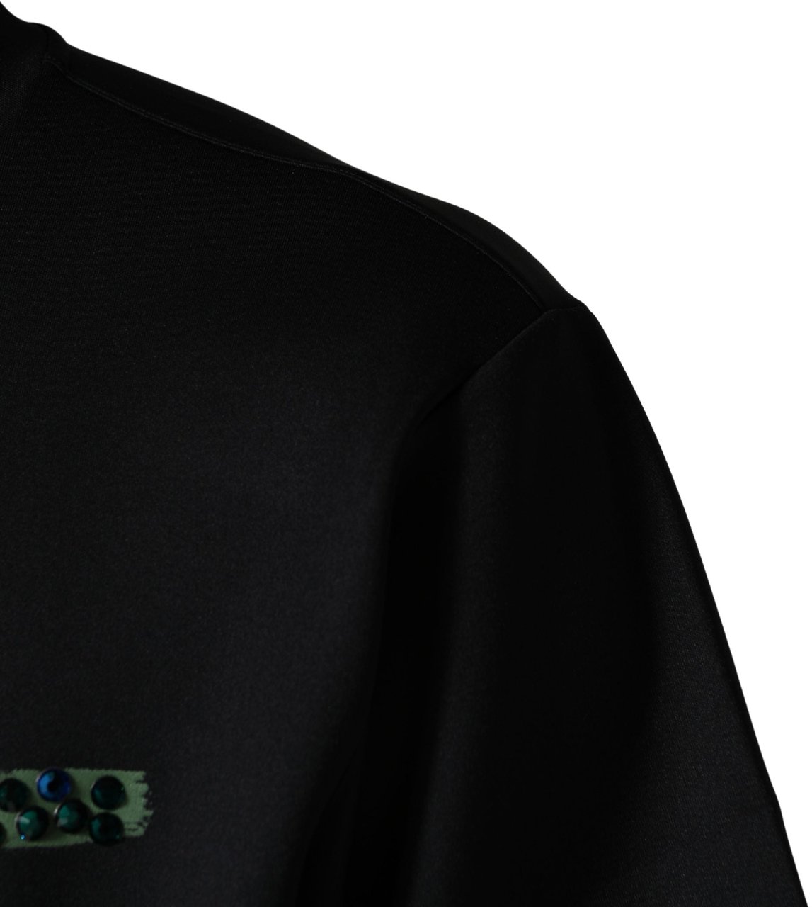 Dolce & Gabbana Black Have Fun Embellished Crew Neck T-shirt Zwart