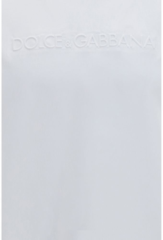 Dolce & Gabbana White Cotton T-Shirt Wit