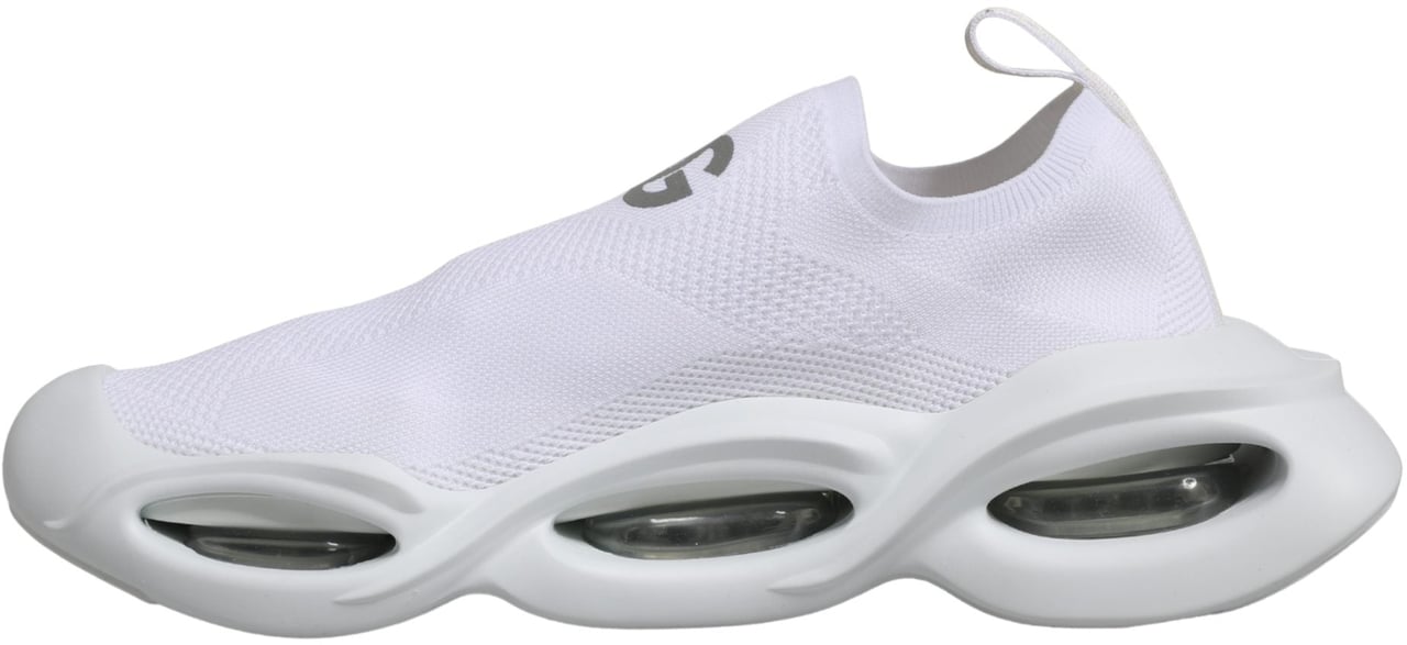 Dolce & Gabbana White Slip On Wave Low Top Sneakers Shoes Wit