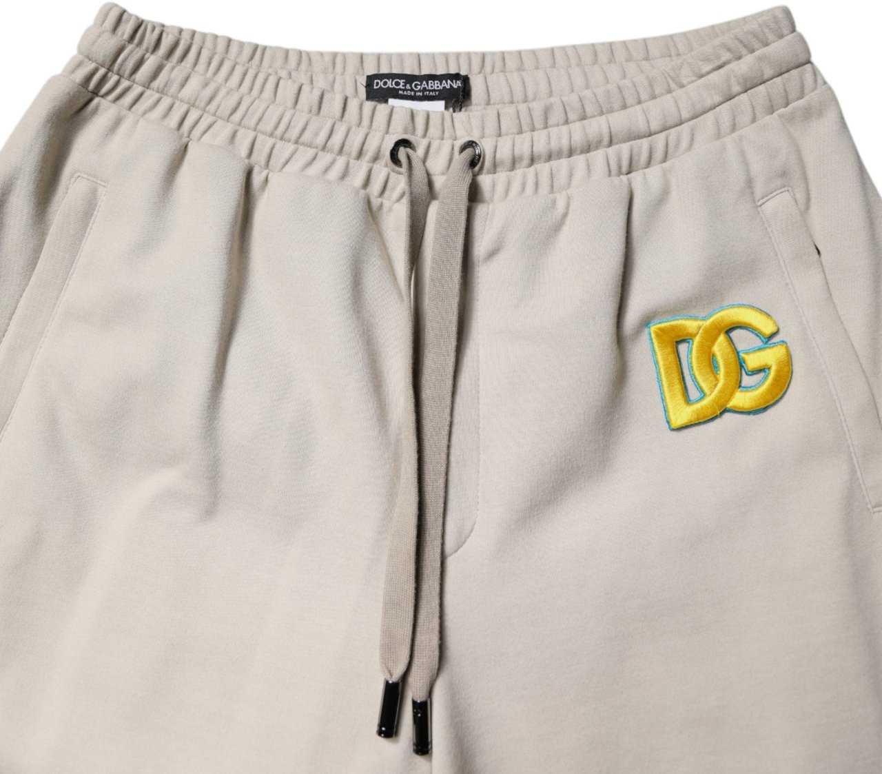 Dolce & Gabbana Multicolor Cotton DG Jogger Sweatpants Pants Divers