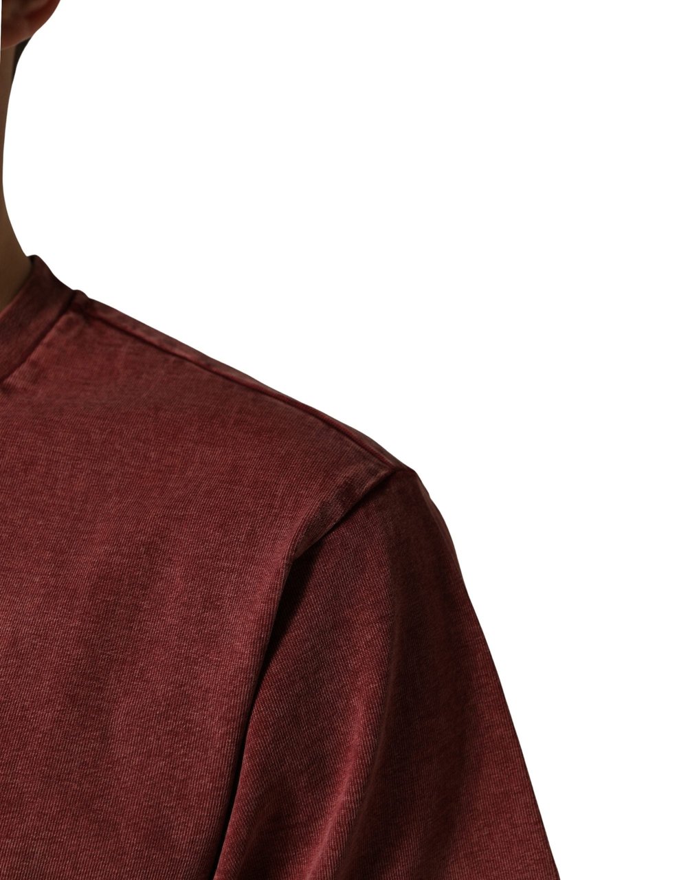 Dolce & Gabbana Maroon Print Round Neck Short Sleeve T-shirt Zwart