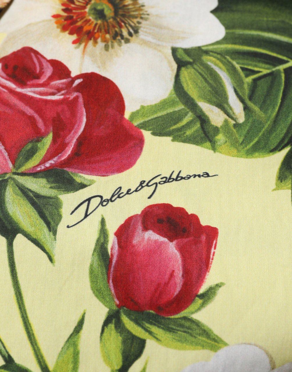 Dolce & Gabbana Multicolor Floral Animal Print Collared Shirt Divers