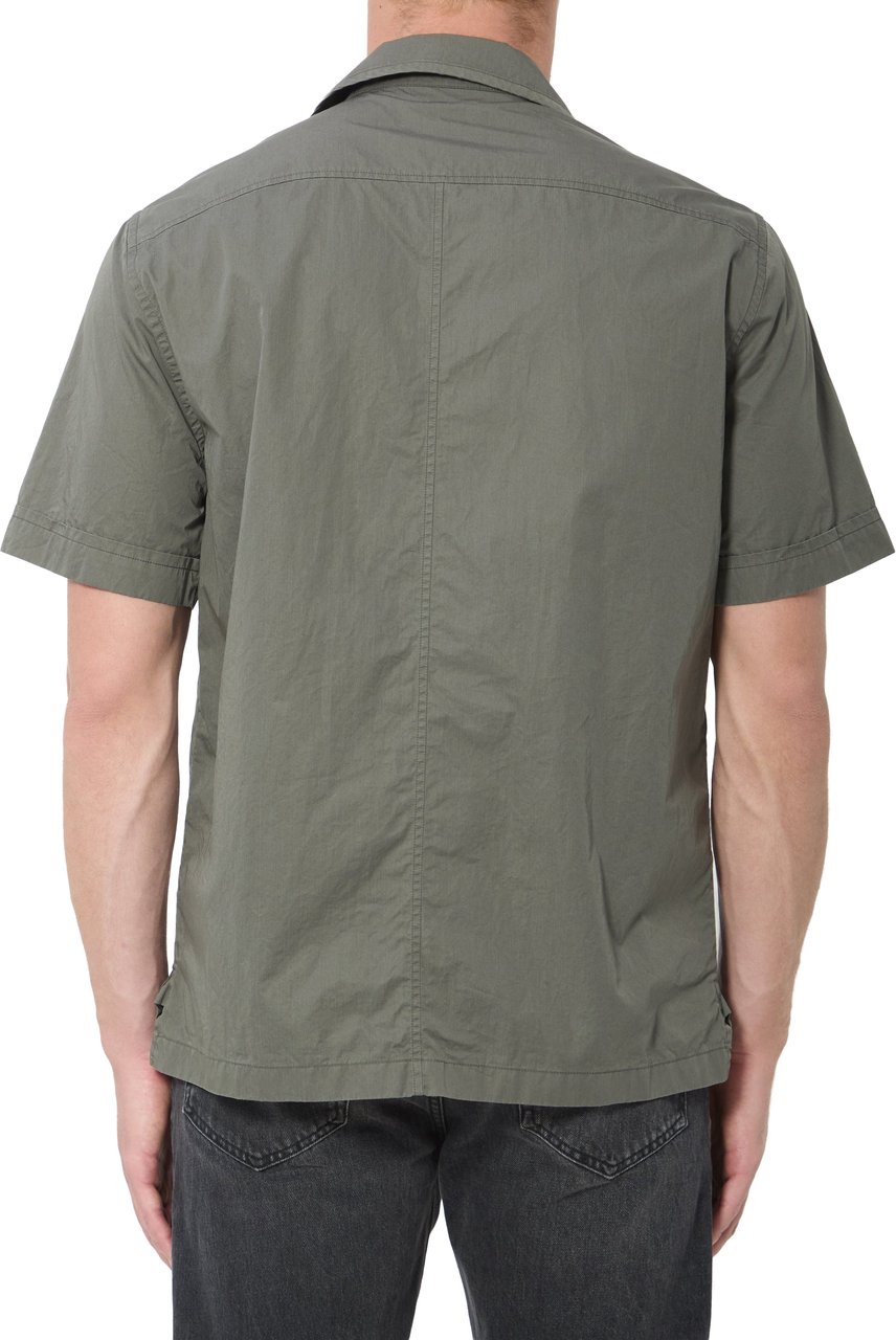Dolce & Gabbana Military green cotton shirt Groen
