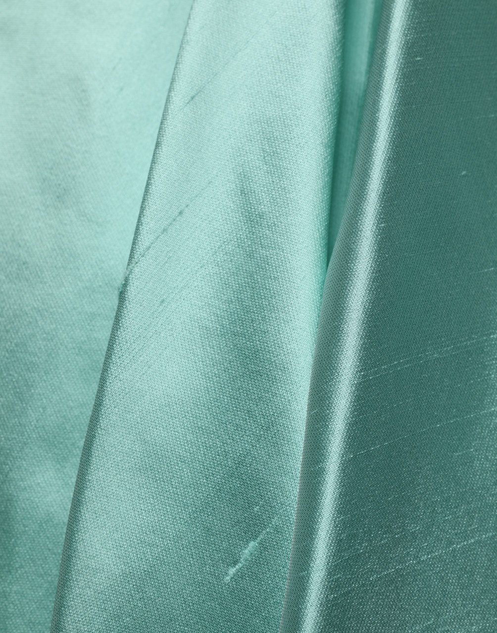 Dolce & Gabbana Green Satin High-Waisted Pleated A-line Midi Skirt Groen