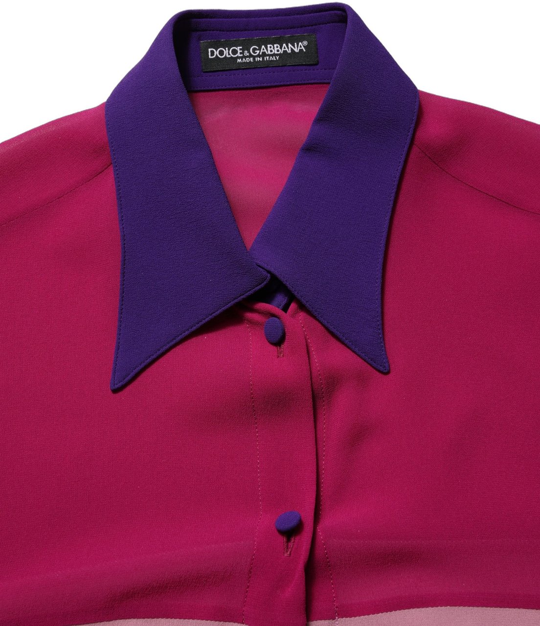 Dolce & Gabbana Multicolor Silk Patchwork Shirt Blouse Top Divers