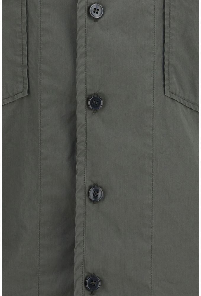 Dolce & Gabbana Gray Cotton Shortsleeve Shirt Grijs