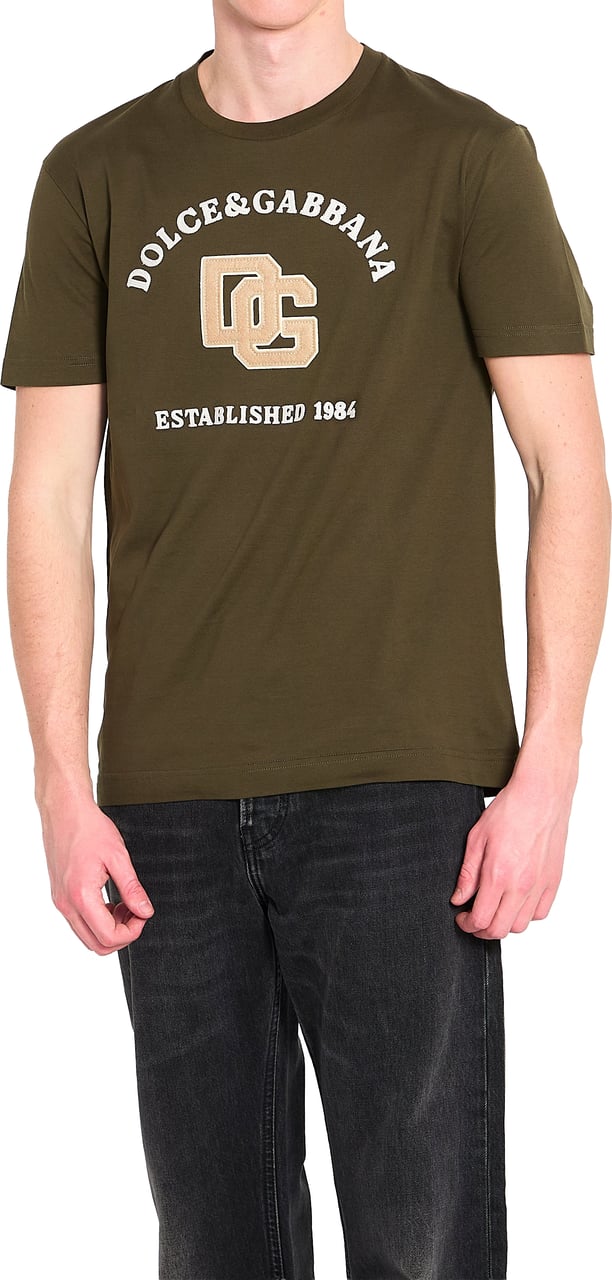 Dolce & Gabbana Cotton T-shirt Groen