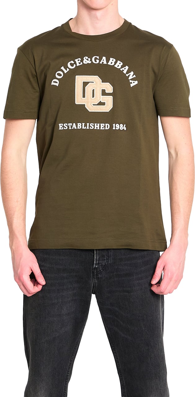 Dolce & Gabbana Cotton T-shirt Groen