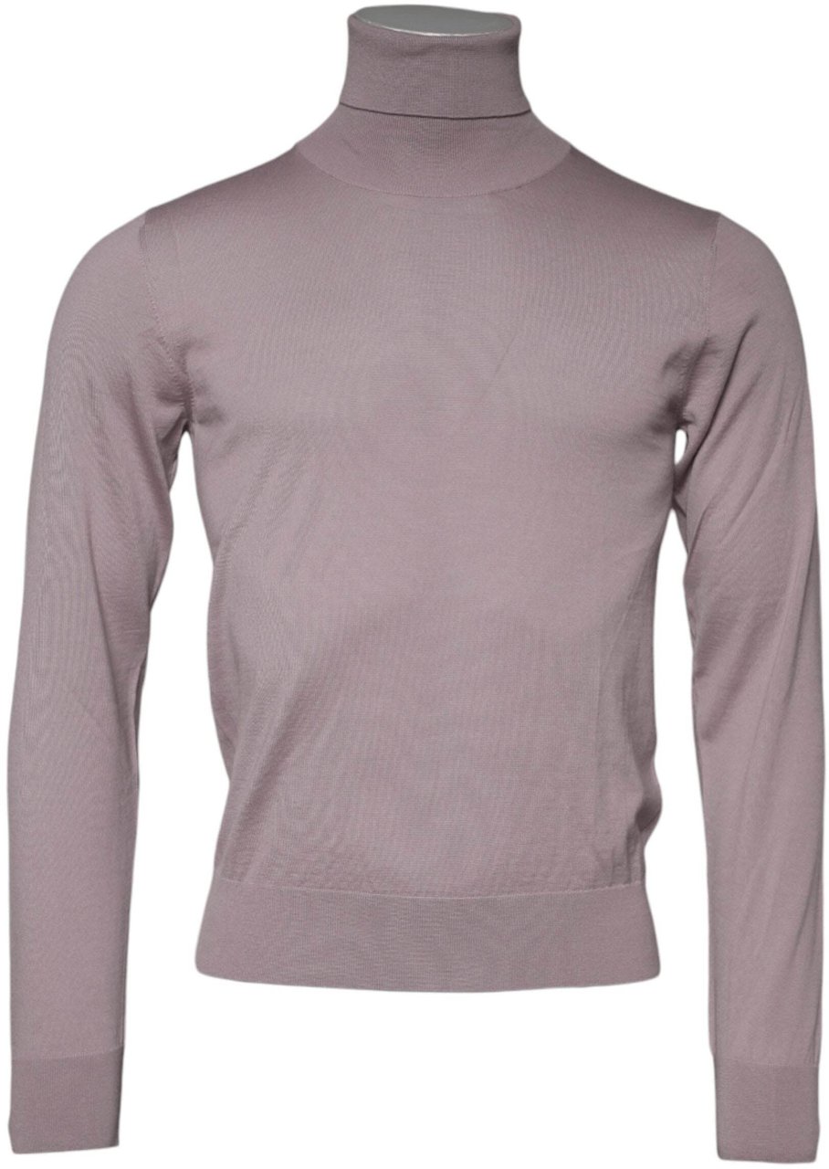 Dolce & Gabbana Brown Cashmere Knitted Men Pullover Sweater Bruin