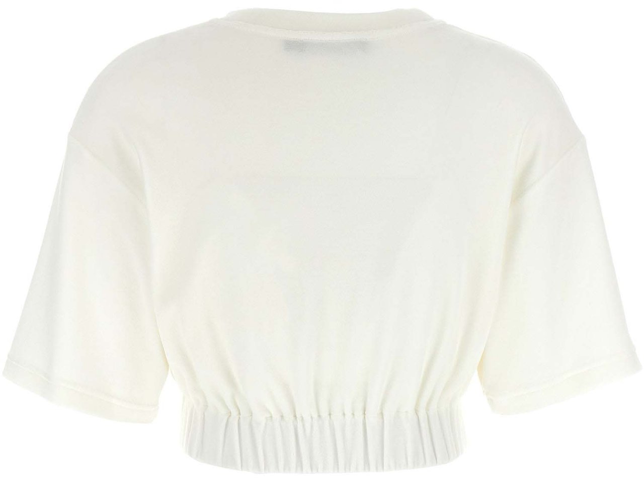 Dolce & Gabbana White Cotton T-Shirt Wit