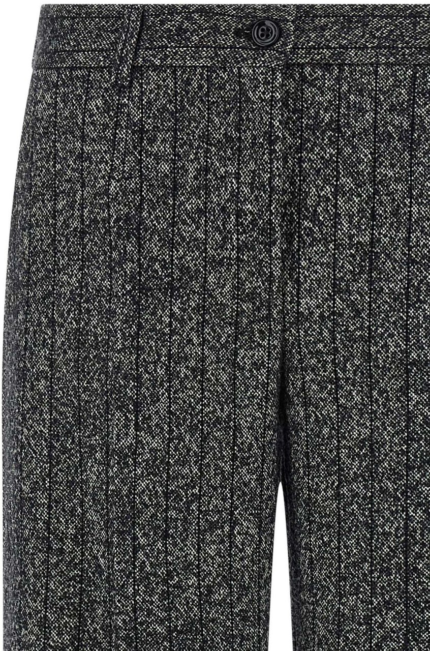 Dolce & Gabbana Bicolor Virgin Wool Casual Pants Divers