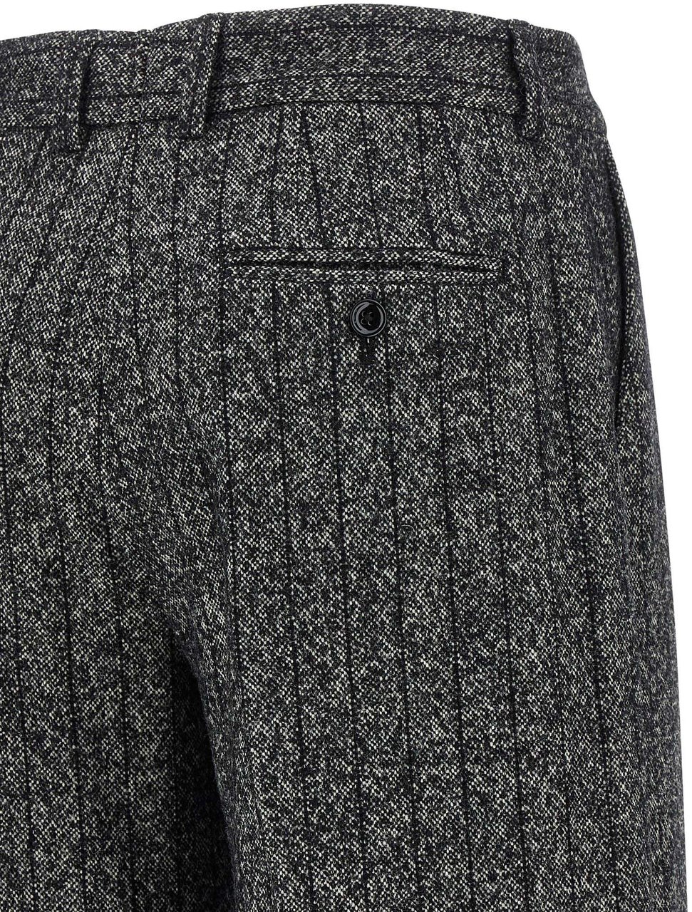 Dolce & Gabbana Bicolor Virgin Wool Casual Pants Divers