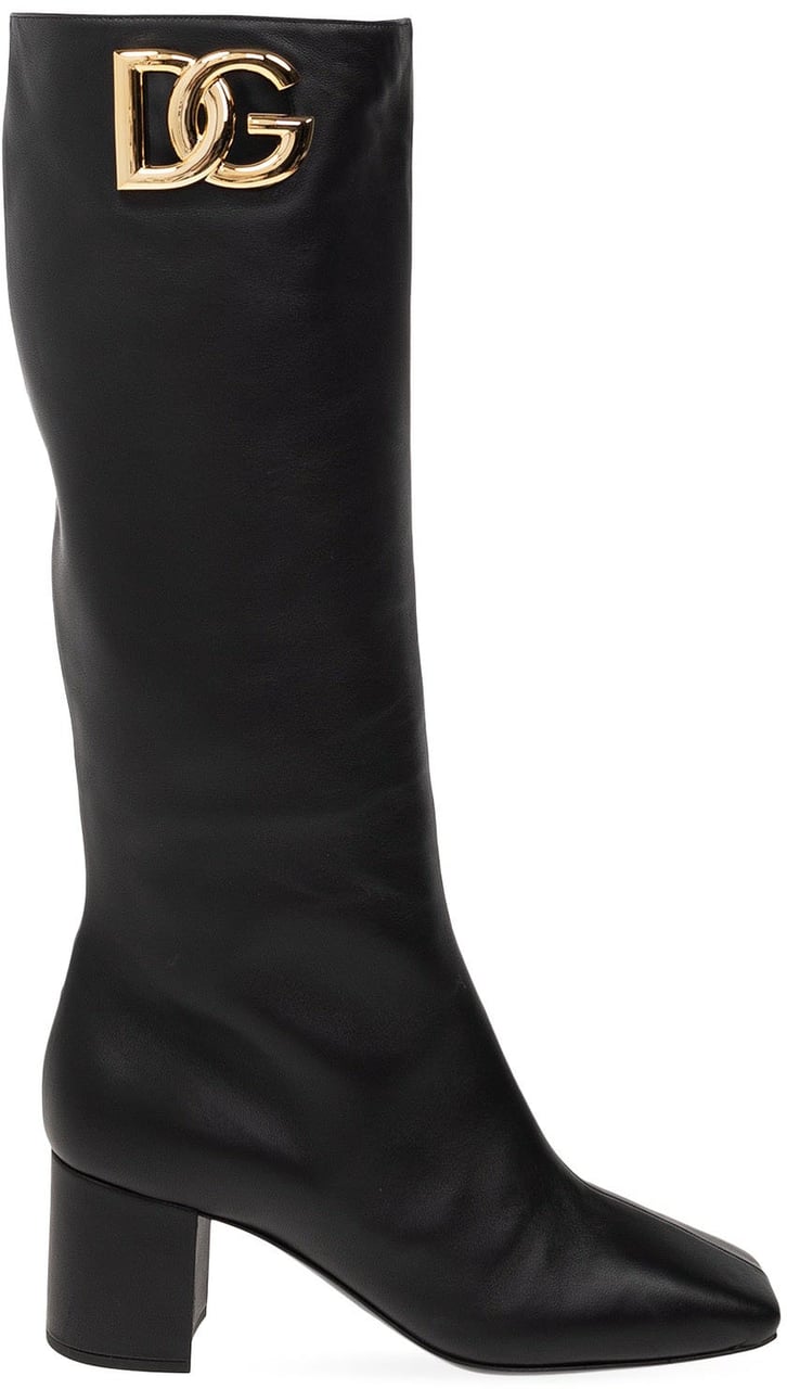 Dolce & Gabbana Dolce & Gabbana Leather Boots Zwart