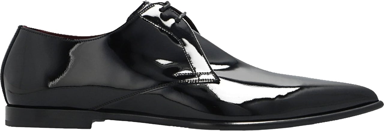 Dolce & Gabbana Dolce & Gabbana Achille Leather Derbies Zwart