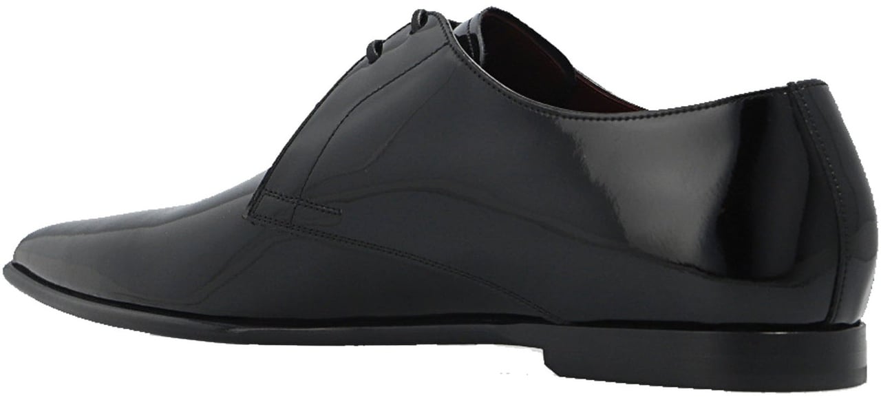 Dolce & Gabbana Dolce & Gabbana Achille Leather Derbies Zwart