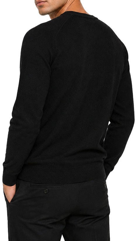 Dolce & Gabbana Knitwear with Scollo V Zwart